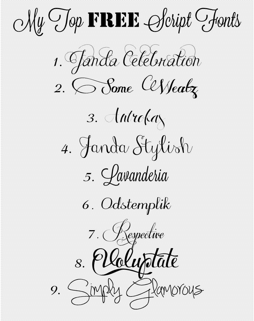 calligraphy font download for word